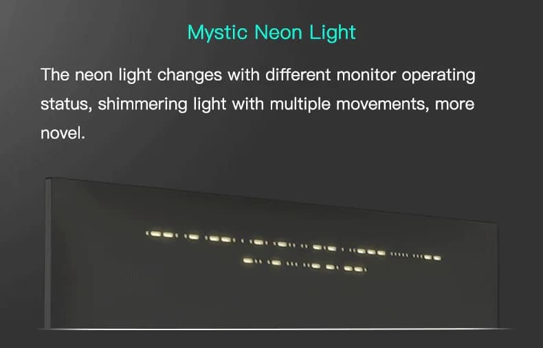 Dasung dark knight mystic neon light feature