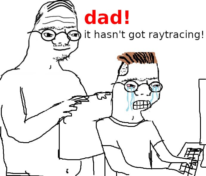 boomer using a desktop pc