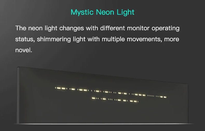 Dasung dark knight mystic neon light feature